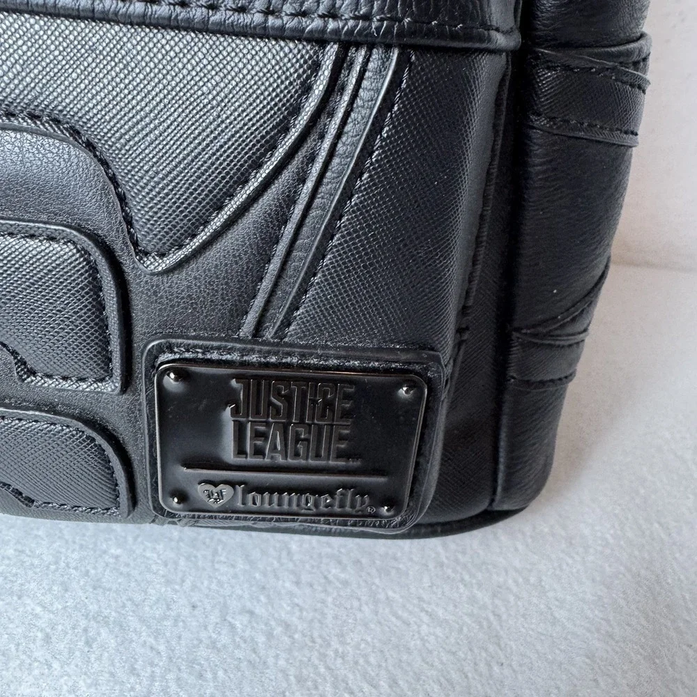 Loungefly Justice League Batman Mini Backpack DC Comics Black Adjustable READ